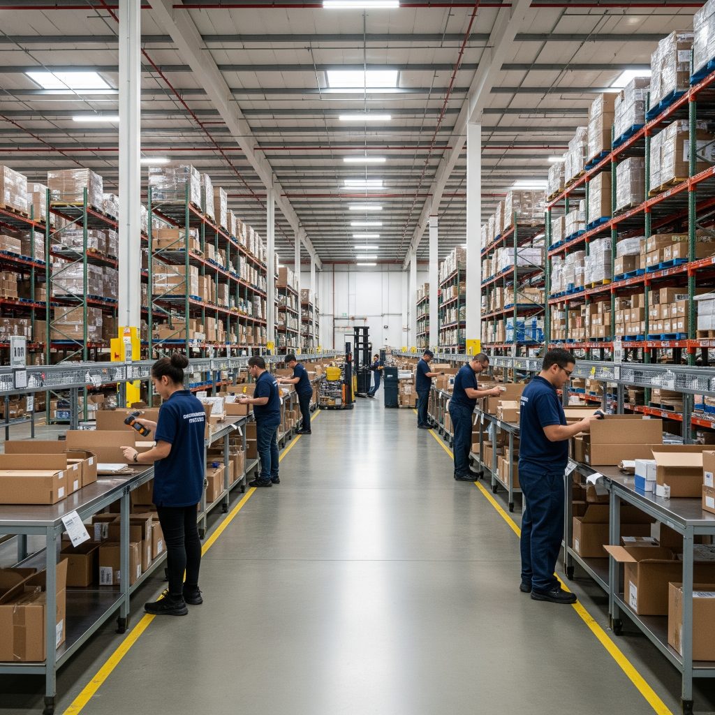 Southeast Fulfillment warehouse offering fast FBA prep services in the USA