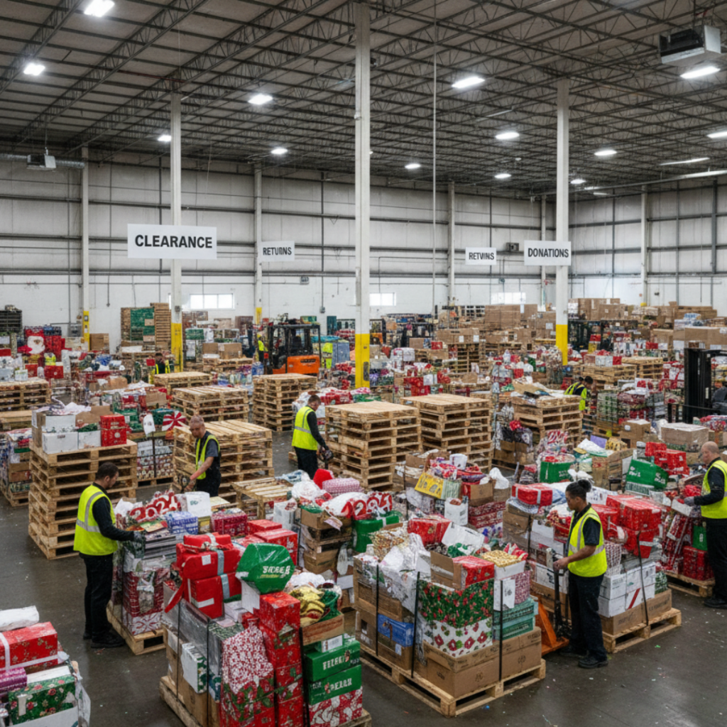 3PL team managing post-Q4 inventory overflow for Amazon sellers